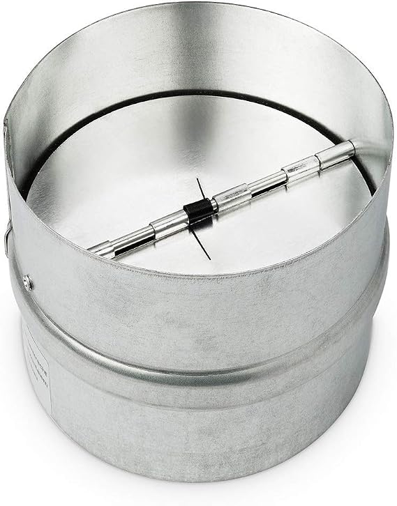 neverest RK 5" Professional Backdraft Shutter Damper Connector Duct Fits Only with Metal Ducts