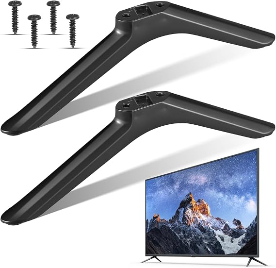 Abaodam Universal TV Stand Legs Replacement with Screws for 32Inch Smart TV