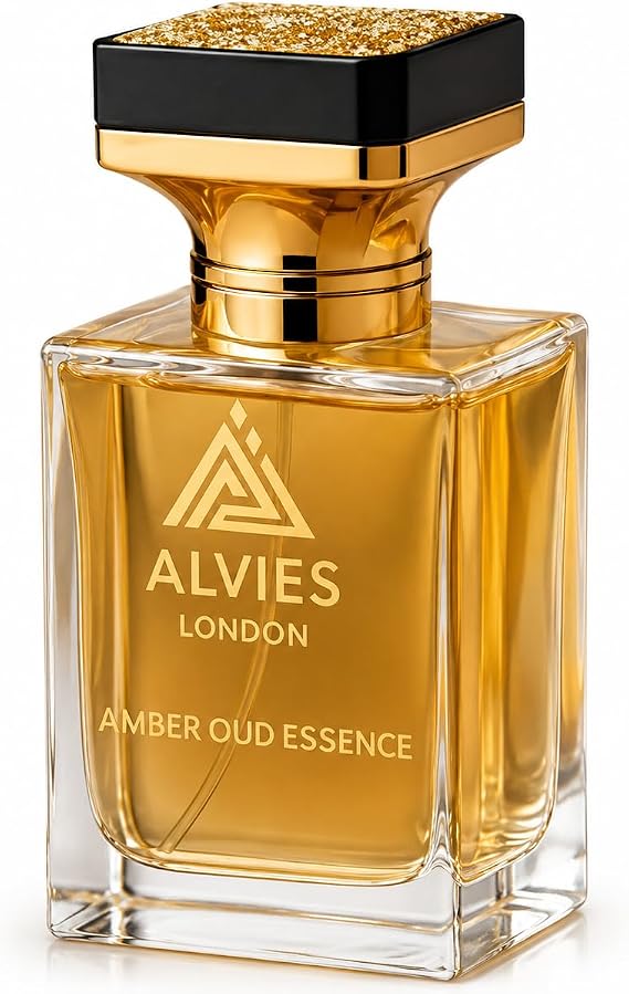ALVIES Amber Blonde Essence Extrait de Parfum 60ml – Amber, Blonde Tobacco & Boozy Vanilla – Warm Spicy Unisex Perfume – 12 hours Long Lasting Luxury Niche Fragrance – Inspired by Noble