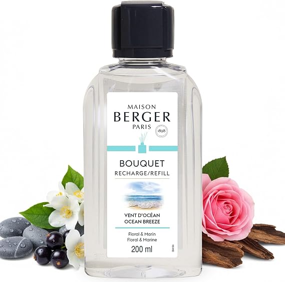 MAISON BERGER Reed Diffuser Refill, 200 ml, Ocean Breeze