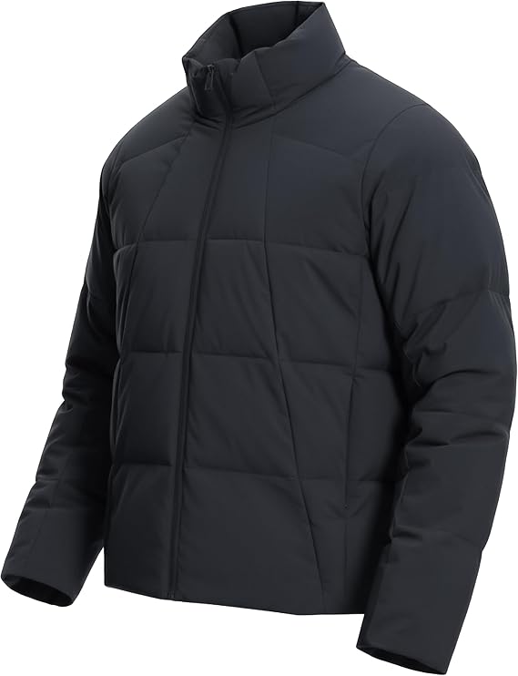 Pioneer Camp Mens Winter Coats Down Puffer Jacket Men Waterproof Lightweight Windproof Puffy Quilted Bubble Coat Casual