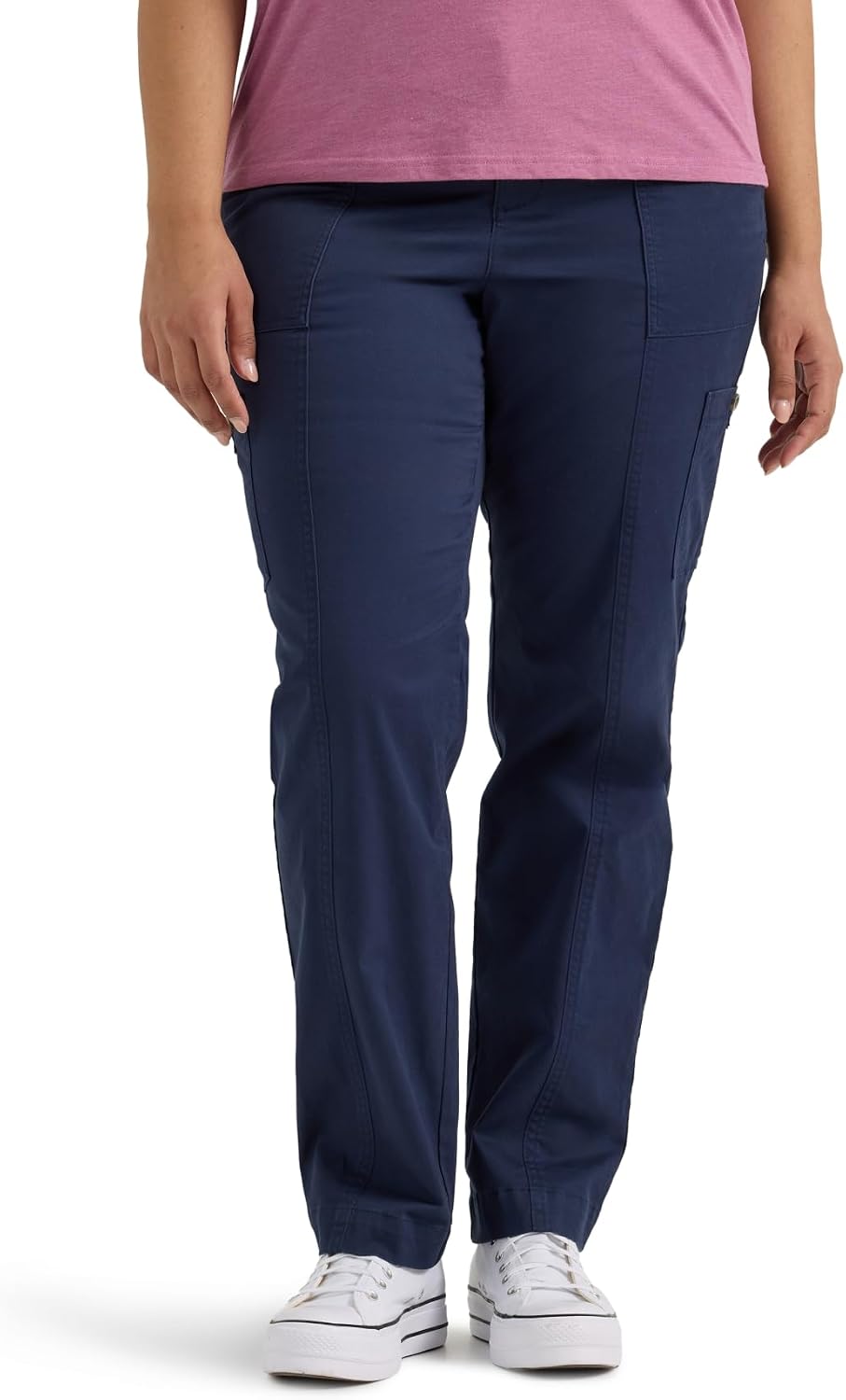 Lee Womens Plus Size Ultra Lux Comfort with Flex-to-go Utility Pant