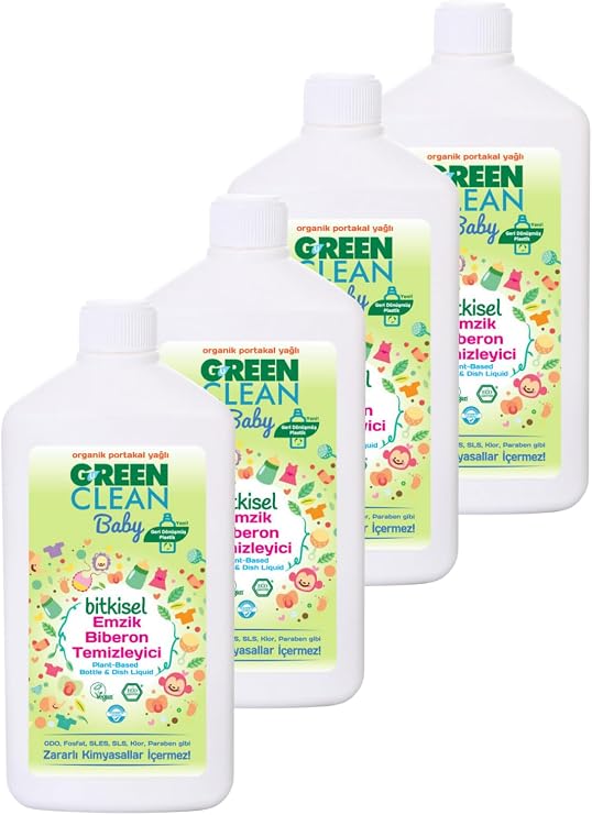 UGREEN U Clean Baby Bitkisel Biberon Emzik Temizleyici 500ml x 4 Adet