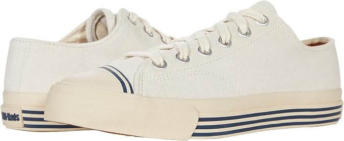 Keds Super Lace Up Fashion Sneaker, Cream, 9