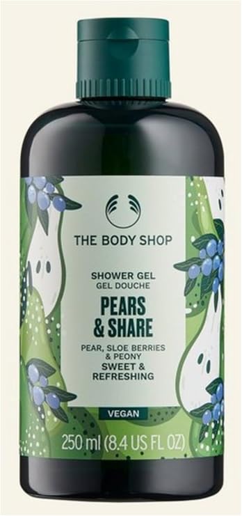 The Body Shop Pears & Share - Pear, Sloe Berries & Peony 250ml Shower Gel - Vegan