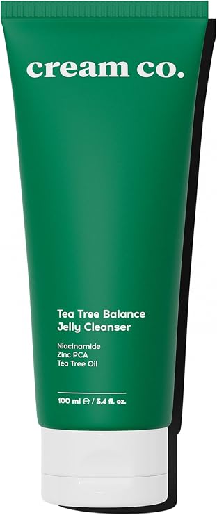 Cream Co. Sivilce & Akne & Siyah Nokta Karşıtı Yüz Temizleme Jeli, Niacinamide Çay Ağacı Yağı,100 ML
