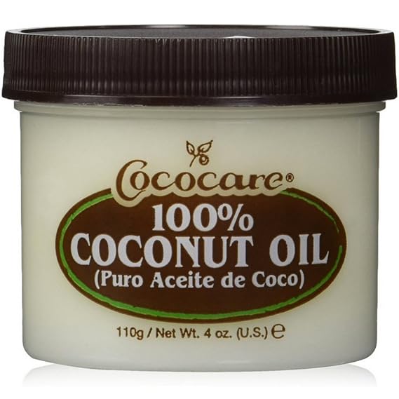 Cococare 100% Pure Coconut Oil - All Natural Coconut Oil for Skin and Hair, 4 OZ - 2 Pack