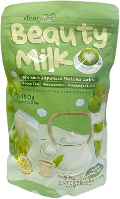 Dear Face Collagen Glutathione Drinks 180g, Matcha