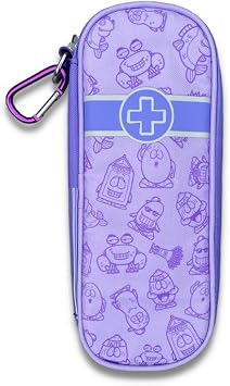 AllerMates Childrens Premium Medical Allergy Kids Carrying Case for EpiPen or Auvi-Q, and Benadryl