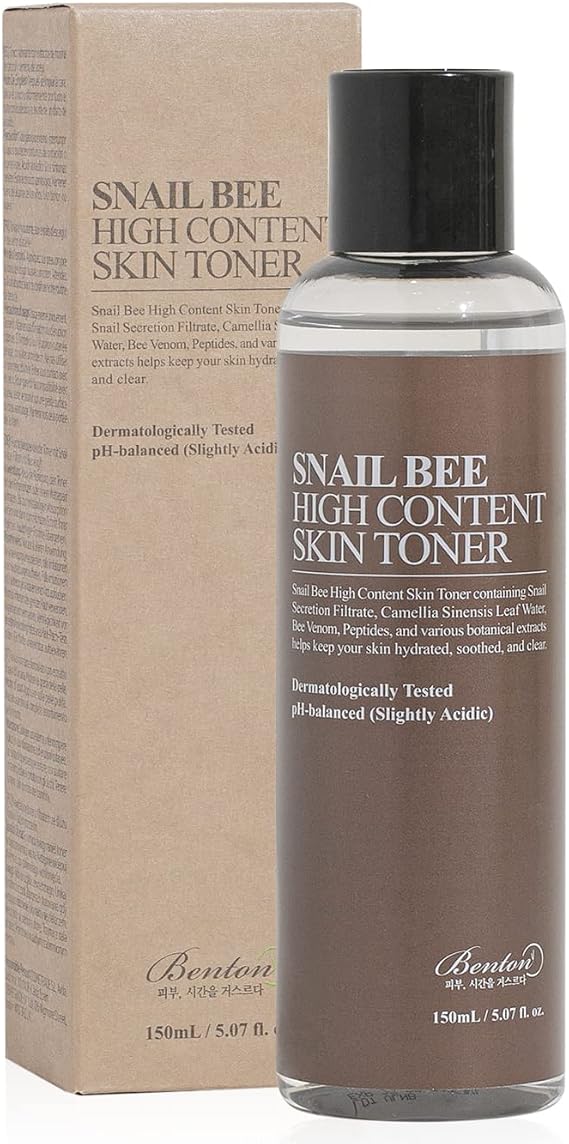 Benton Snail Bee High Content Skin - Snail Essence Tonic 1 Pack (1 x 150 ml)