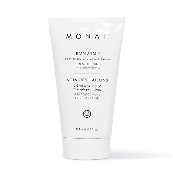 MONAT BOND IQTM Peptide Therapy Leave-In Creme Strengthening & Repairing Hair Treatment with Bond-Building Technology Nourishes & Detangles for Healthier & Stronger Hair 134 ml / 4.5 fl oz