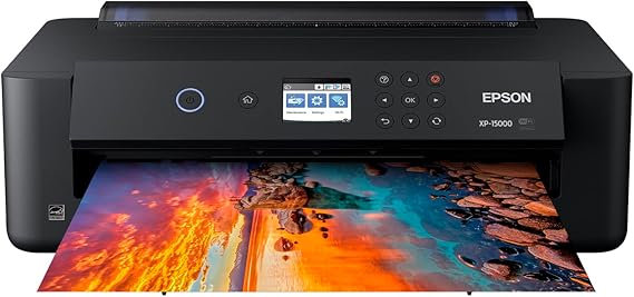 Epson Expression Photo HD XP-15000 Wireless Wide-Format Inkjet Printer | 6-color wide-format photo printing; up to 9.2 ppm, 13 x 19 in., auto 2-sided; ideal for photographers and home studios