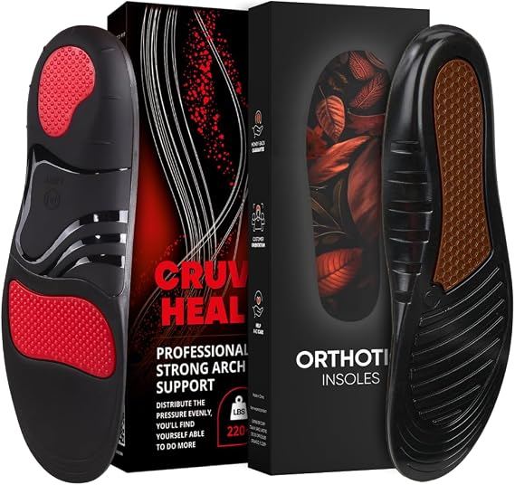 Cruvheal Heavy Duty Insoles and Work Comfort Insoles