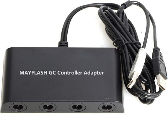 MAYFLASH GC Controller Adapter, Compatible for Gamecube Wii U PC USB Switch