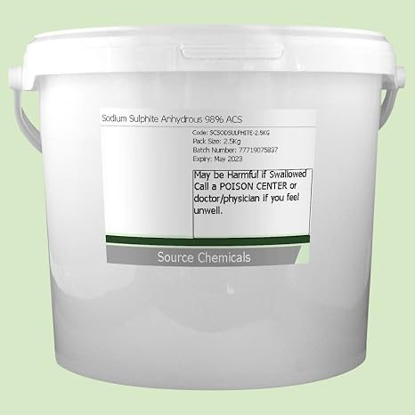 Sodium Sulphite Anhydrous 98% ACS 2.5Kg Including Delivery