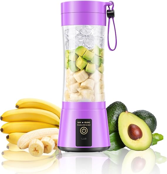 Mini Portable Travel Smoothies Blender - 380ML Personal Size Blender