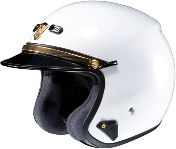 SHOEI RJ Platinum-R LE White Open-Face Helmet - Large 04-104