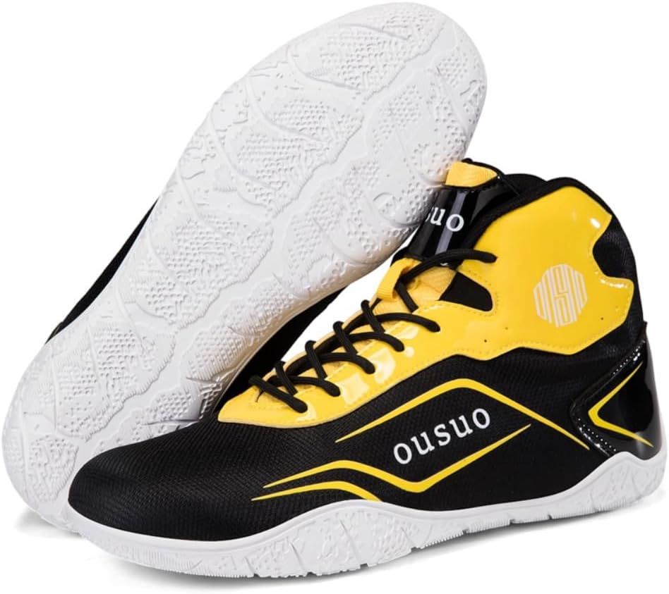Boxing Shoes, Men's, Training Shoes, Juniors, Boxing Shoes, White, Practice Shoes, Martial Arts, Master, Training, Lightweight, Anti-Slip, Breathable, Gym, Weightlifting