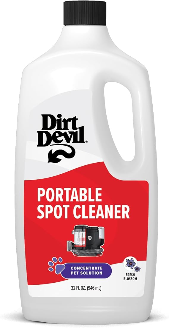 Dirt Devil Pet Portable Spot Cleaner Solution, 32 Oz., Fresh Blossom Scent