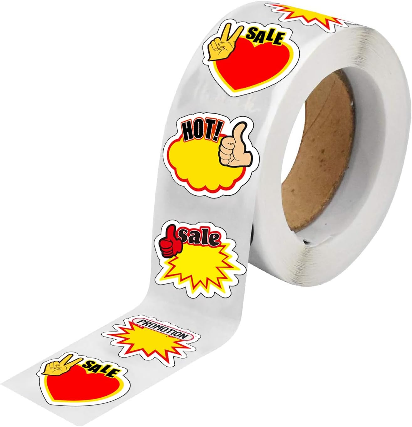 Garage Sale Price Stickers with Removable Adhesive, Yard Sale Pricing Labels for Retail Stores, Flea Market Deals and Community Sales – Write Custom Prices Easily