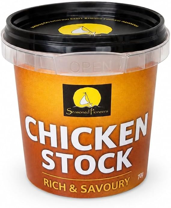Seasoned Pioneers Chicken Stock Powder, Rich & Savoury, 70g, Makes 4 Litres