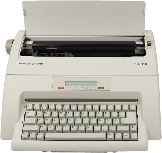 Olympia Carrera de Luxe MD 252661001 Typewriter Ribbon Writing Performance 11 Characters per Second