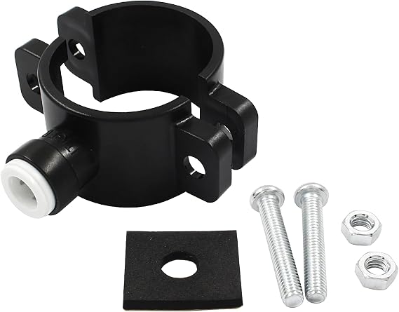 Drain Saddle Valve, 3/8" Plastic Quick Connect