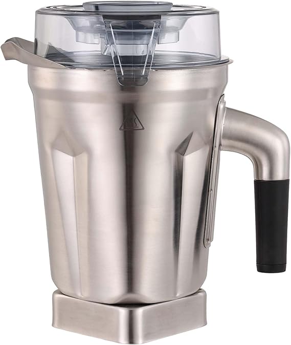 for Blenders 64oz Stainless Steel Container, replace 5200 E310 Pro 750 A3500 X4 etc, compatible with Classic/Explorian/Professional/Ascent/Propel Series Pitcher Jar Cup