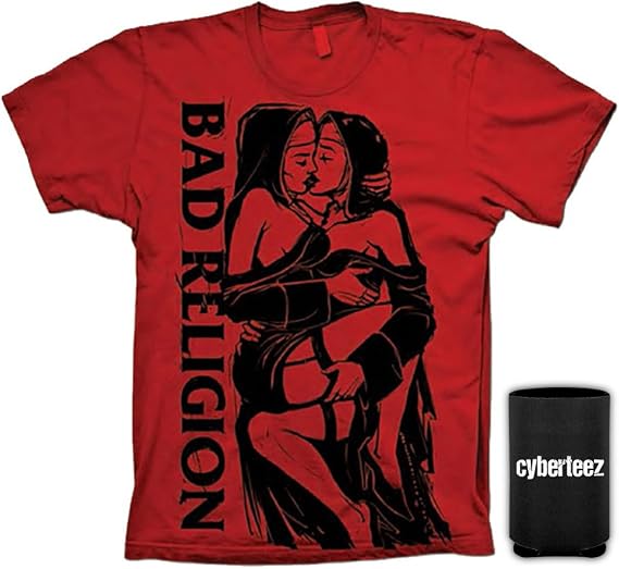 Bad Religion Naughty Nuns Men's Red T-Shirt