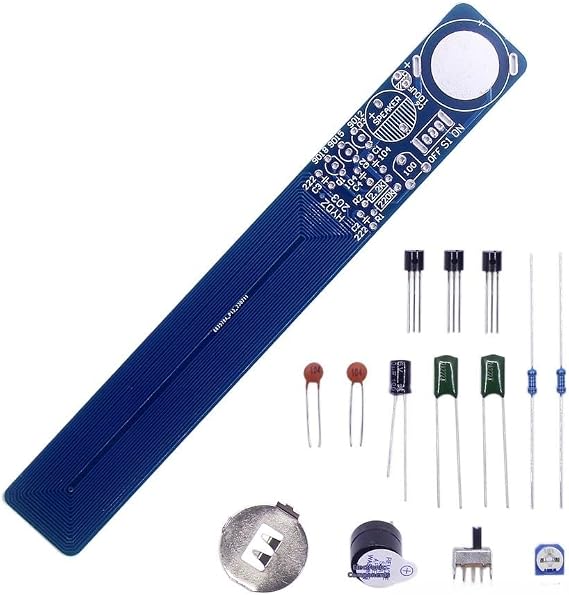 DIY Metal Detector Kit With High-Frequency Oscillation Circuit, Electronic Soldering Practice Set For Science Education And Hobbyists, Blue