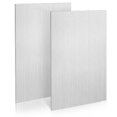 ADERTOS 2mm Aluminium Sheet - Flat Aluminium Plate, 30x20cm, Grade 1060