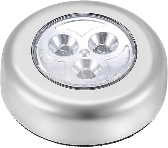 Orret Home Spot Lamba Kablosuz Dokunmatik Pilli Led Lamba 3 Ledli Dolap Mutfak İçi Aydınlatma