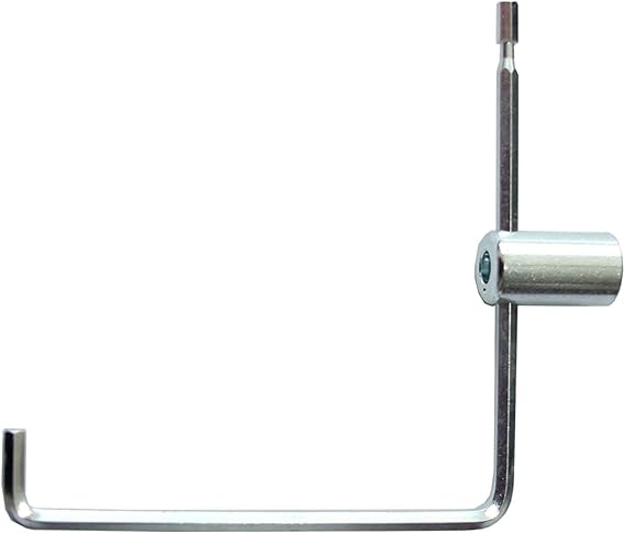 Original Roto Adjustment Tool Hexagonal 4 mm Nut for V Locking Pin Silver