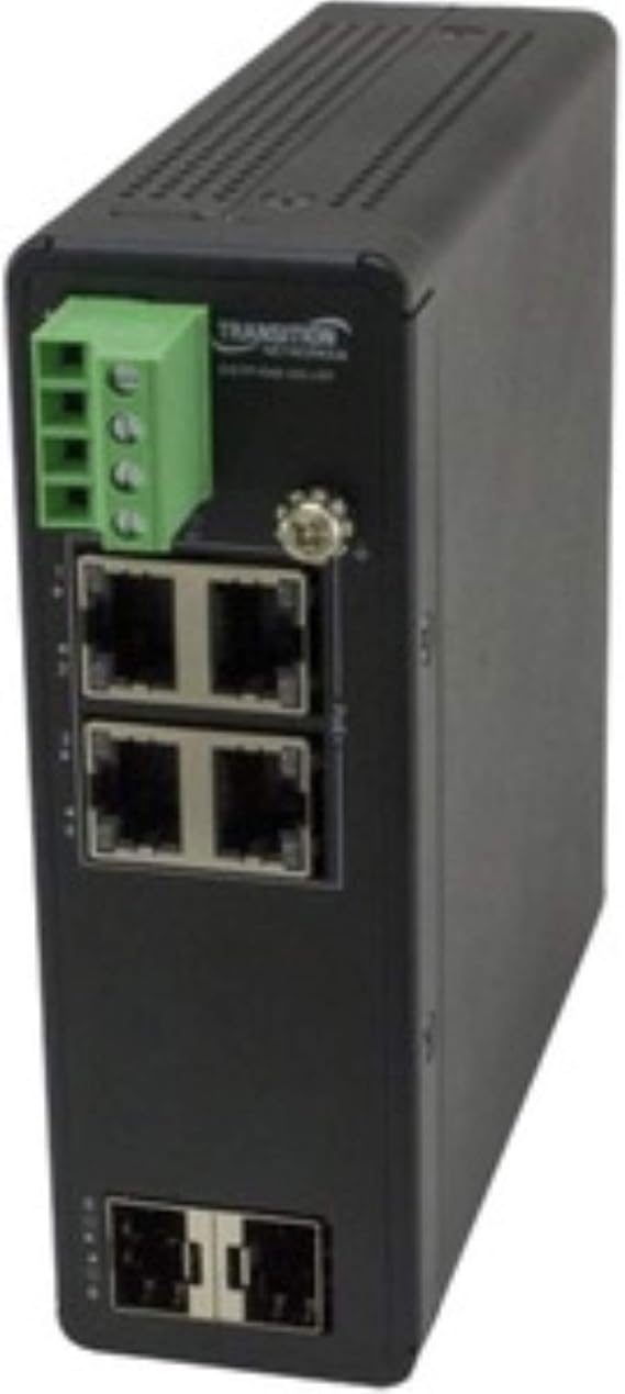 Transition Networks Unmanaged Hardened Gigabit Ethernet PoE+ Switch