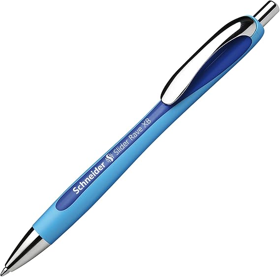 Schneider Slider Rave Retractable Blue Ballpoint Pen