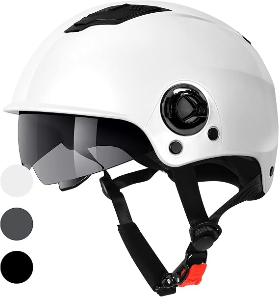 Westt Bike helmet for Men and Women Cycle Helmet with Sun Visor Multi Sport Helmet for Bicycle BMX Roller Scooter Lightweight Bicycle Helmet CE Certified