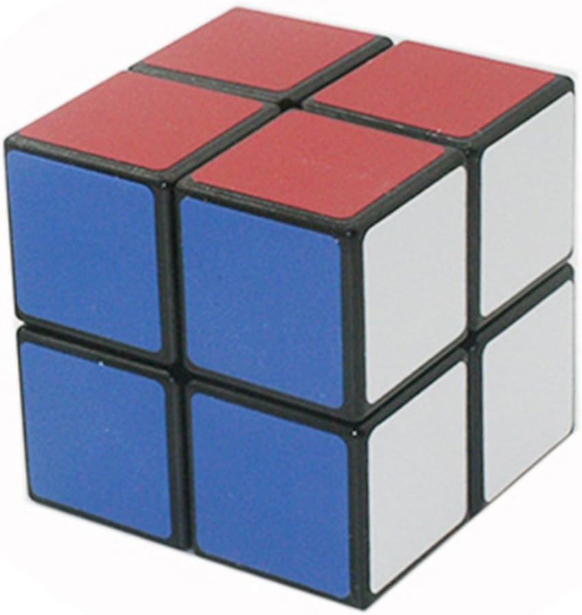 Speed Cube 3D Puzzle 2 x 2 x 2 Rotation Smooth Toy Educational Black Body