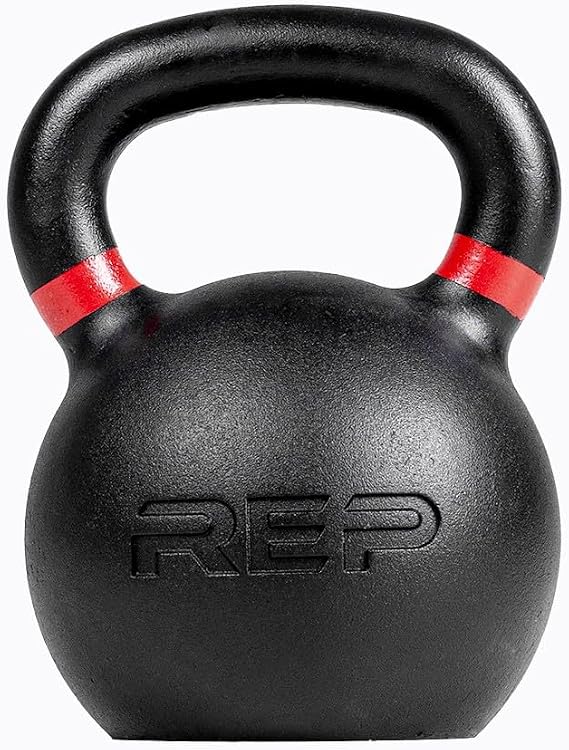 REP Fitness Kettlebell Set and Singles, 4kg to 24kg, 9lb to 53lb Weight Range, Cast Iron, Strength Exercise Training, Home Gym, Power Workout Equipment, Free Weights, Dumbbell Alternative