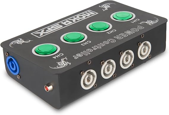 MOKA SFX 4 Channels Power Controller Mini Console Stage Machine DJ Controller Portable Console for CO2 Jet Machine