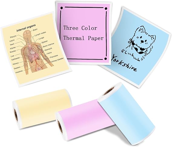 57mm Self-Adhesive Thermal Sticker Paper, Black & White Print