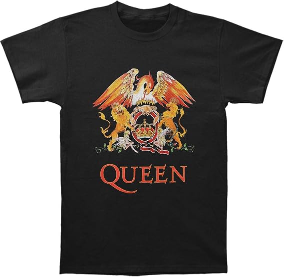 Queen Men's Classic Crest T-Shirt Black