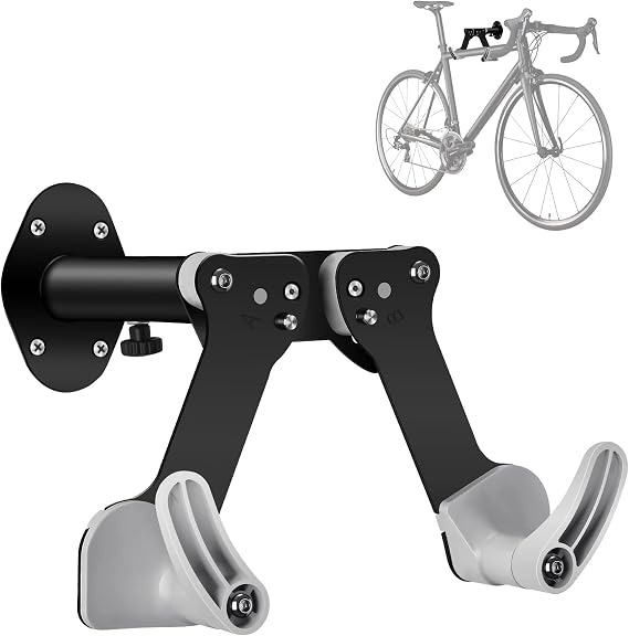 WILDKEN Bike Wall Mount, Indoor Bike Rack for Garage with Adjustable Bike Rack Garage Bike Hanger for Bike Storage - Bike Hook Bicycle Storage for Road, Mountain or Hybrid Bikes