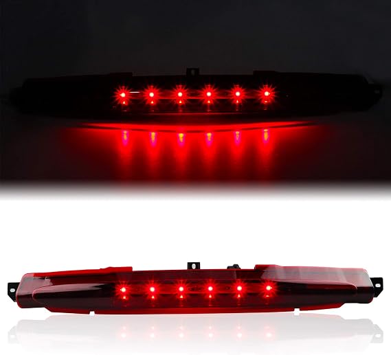 Tresound Third 3rd Brake Light for 2002-2009 Chevy Trailblazer GMC Envoy, for 04-07 Buick Rainier, for 03-08 Isuzu Ascender; for 02-04 Oldsmobile Bravada, Center High Mount Stop Lamp (Red Lens)