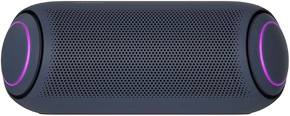 LG XBOOM Go Portable Bluetooth Speaker PL7 - LED Lighting and up to 24-Hour Battery, Black