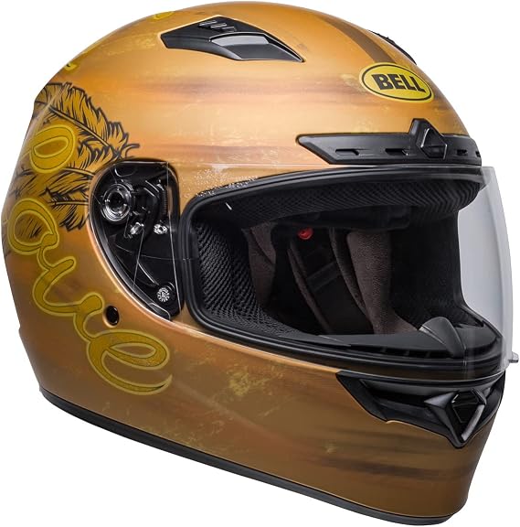 Bell Qualifier DLX MIPS Street Helmet (Hart Luck Live Matte Gold - X-Large)