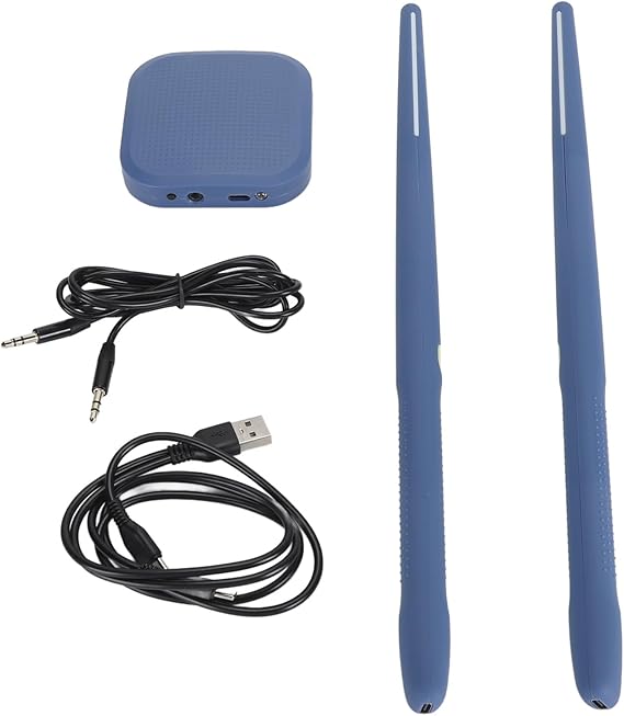 Ejoyous Electric Air Drum Kit 3D Motion Sensor Portable RGB Virtual Drum Kit with Drumsticks 8 Sounds for Adults