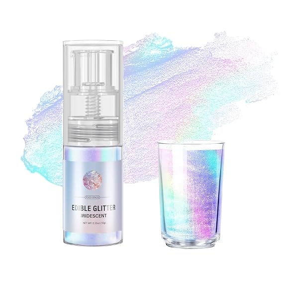 Iridescent 10g Edible Glitter Spray