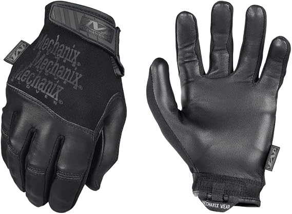 Mechanix Wear Tactical Specialty Recon Leather Gloves Covert Black Small
