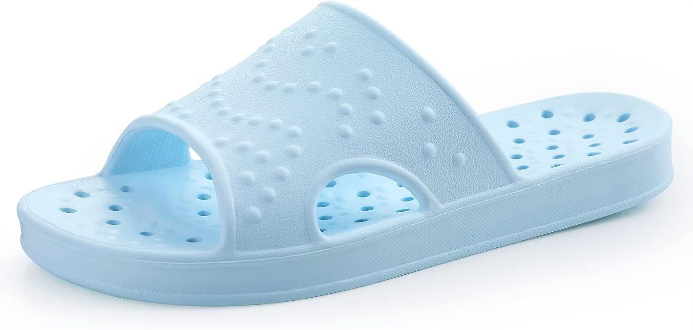 shevalues Quick Drying Shower Shoes for Women Men with Arch Support