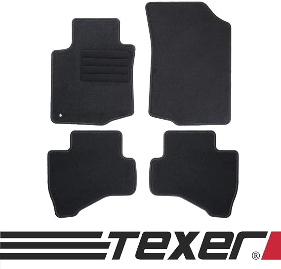 Texas Textile Floor Mats Suitable for Citroen C1 I Year of Manufacture 2005-2014 Basic